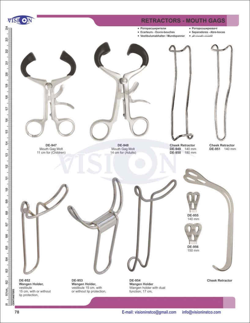 Vision Instruments Company Instruments